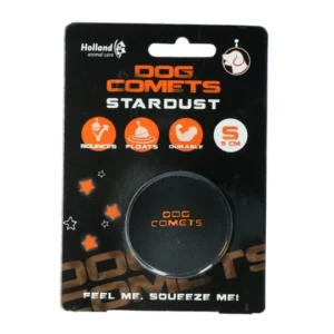 dog-comets-ball-stardust-schwrtz-oranje-klein